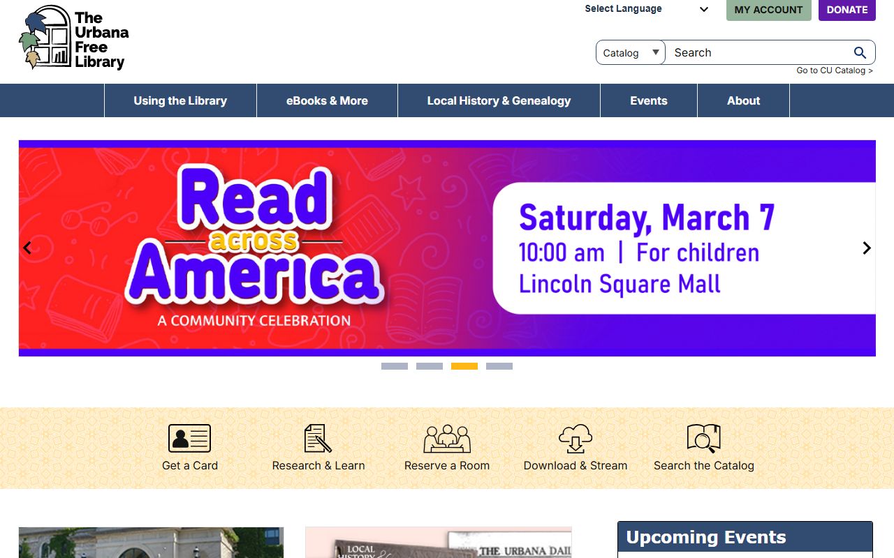 Champaign County Historical Archives at Urbana Free Library for Champaign genealogy research