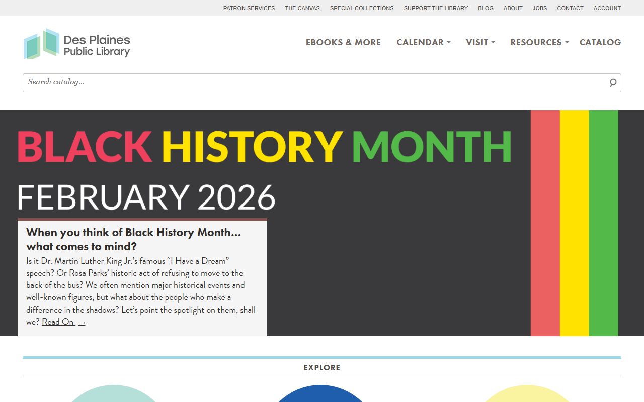 Des Plaines Public Library genealogy records and resources page