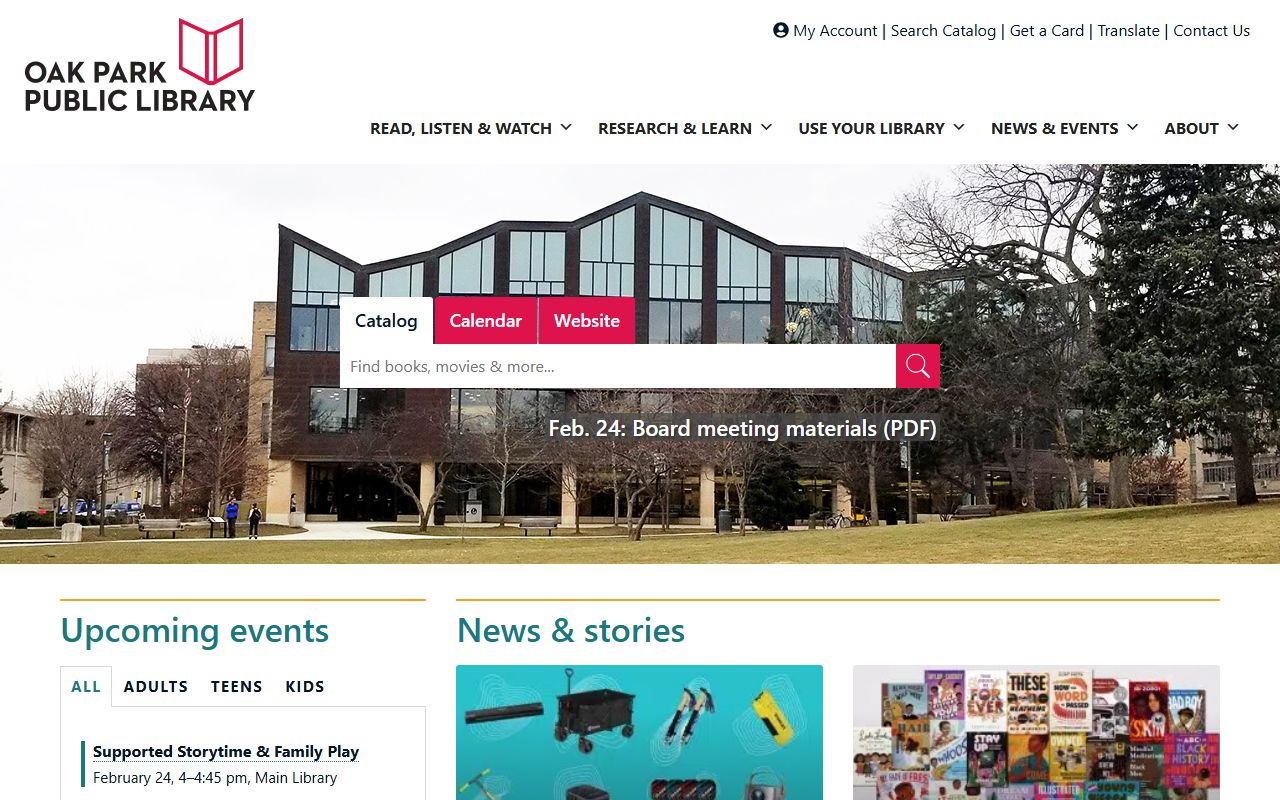 Oak Park Public Library genealogy resources for family history research