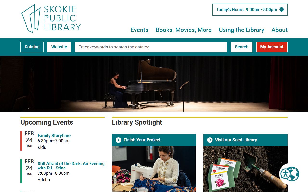 Skokie Public Library historical newspapers digitized 1930-2008 for Skokie genealogy research