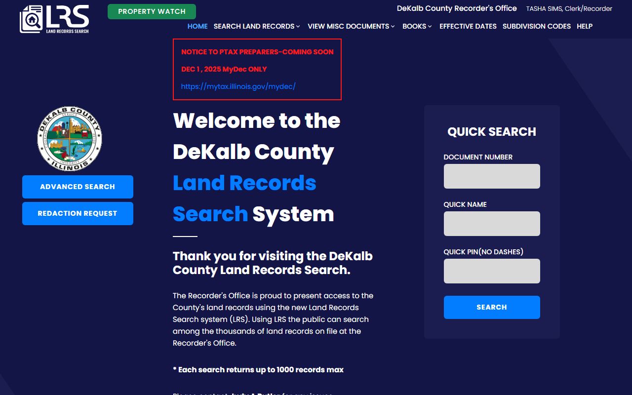DeKalb County land records search for genealogy research